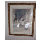 (3) Pcs. Wall Art w/ Children & Kittens