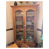 Oak Cabinet -*