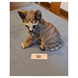 Ceramic Kitten Figurine