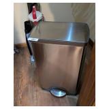 Simple Human Foot Pedal Activated SS Trash Can