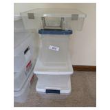 (4) Small Totes w/ Lids