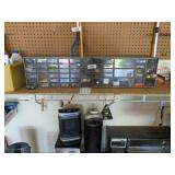 (2) Plastic Nut & Bolts Organizers w/ Contents