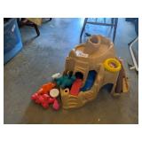 Little Tikes Dinosaur Mountain w/ Some Dinosaurs &