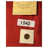 1909 V.D.B Wheat cent