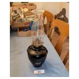 Black Pottery Oil Lamp
