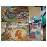Puzzles & A Smurf School Bus w/ (4) Little Smurfs