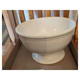 Ironstone Footed Bowl -*