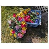Laundry Basket w/ Spring Floral, +