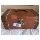 Vintage Overnight Travel Case -*