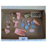 Vintage Plastic Dollhouse Furniture & Accessories