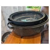 (2) Granite Ware Roasters