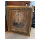 Vintage Portrait In Ornate Frame