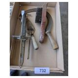 Mole Trap, Hand Sickle & Other