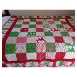 Christmas Quilt Toddler Size Or Wall Hanging