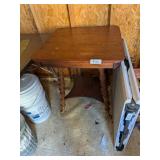 Small Ball & Claw Foot Oak Parlor Table