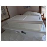 (2) Under The Bed Totes w/ Lids