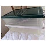 (2) Under The Bed Totes w/ Lids