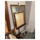 Art Easel + (2) Wall Art