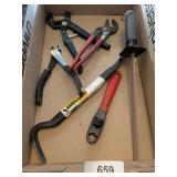 Pry Bar, Snips & Crescent Wrench & Other
