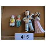 Asian Boy & Girl Figurine, Dutch Boy &