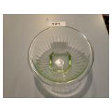 Green Depression Bowl