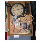 Timer, Extension Cord, Battery Op Clock &