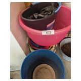 Assorted Plastic Buckets & Containers