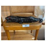 Vintage Jaguar Planter -*