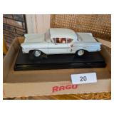Chevy Plastic Model Car On Display Stand