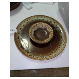 Drip Glaze Tray & Bowl
