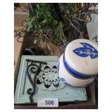 Small Decorative Box, Candle Votive Canister &