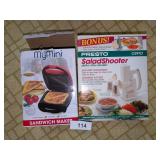 My Mini Sandwich Makers + Presto Salad Shooter