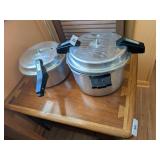 (2) Mirro Pressure Cookers w/ Jigglers