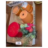 Candles, Flower Pots & Bud Vase