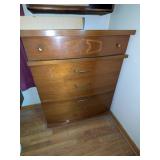 (3) Pc Bassett Full Size Bedroom Suite + Bedding