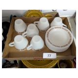 Pyrex Coffee Cups & Saucers