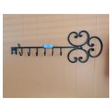 Metal Key Shaped Coat Rack