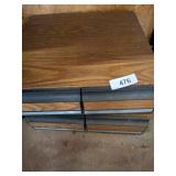 (2) VHS Tape Holders