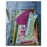 Indoor/Outdoor Thermometer Laminated Placemats,