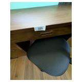 Wood & Laminate Desk w/ Office Chair