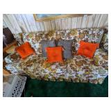 Floral Vintage Couch w/ Matching Chair +