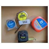 Tape Measures -**