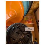 Dominoes, Frisbees & Jacks