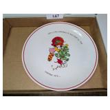 Mopsie 1973 Christmas Plate