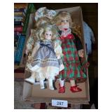(3) Porcelain Dolls