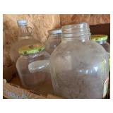 Assorted Glass Jars
