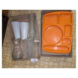 Assorted Vases + Camper Trays