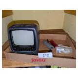 RCA 5" Black & White Portable TV w/