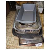 Baking Pans In Varied Conditions