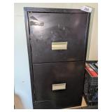 Two Drawer Metal File Cabinet